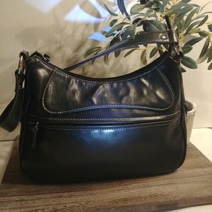 Nine & Company Black Bag Side Chain Detail VTG